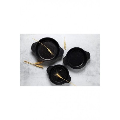  Döküm 3'lü Sahan Set 16-18-20 cm