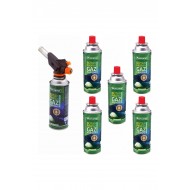 Orcamp Orgaz Cx-500-227 Çakmaklı Pürmüz + 6'Lı Gaz Kartuşu