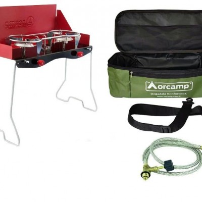 Orcamp K-629 Katlanabilir Ikili Kamp Ocak-Standart Tüplü