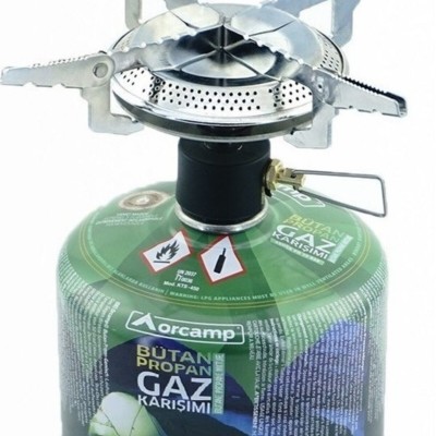 Orcamp Kamp Gaz Kartuşu Siboplu Ocak Set Orgaz 230 Gr - Kts230 + K502