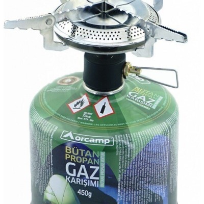 Orcamp Kamp Gaz Kartuşu Siboplu Ocak Set Orgaz 450 Gr - Kts450 + K502