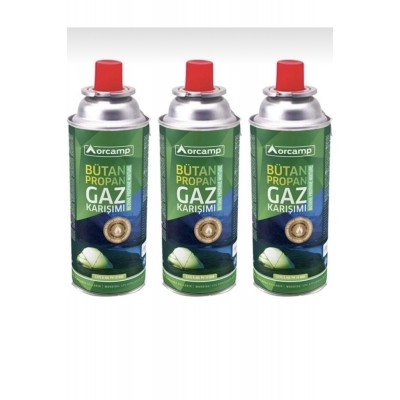 Orcamp Bütan Propan Gaz Kartuşu 227Gr Üçlü Butane Propanemixture