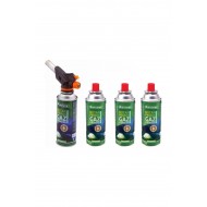 Orcamp Çakmaklı Kartuş Pürmüz Ve 4 Adet 227 Gr Kartuş Pürmüz Set